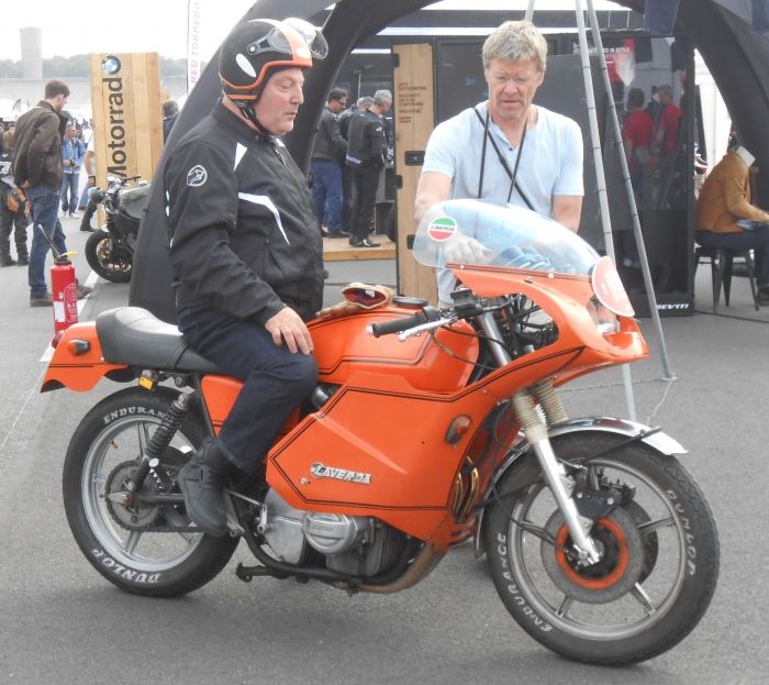 Cafe racer Montlhery Paris France motorcycle tour -